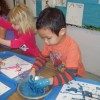 art exploration at childcare center in long beach