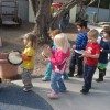 outdoor musical and movement by preschool children